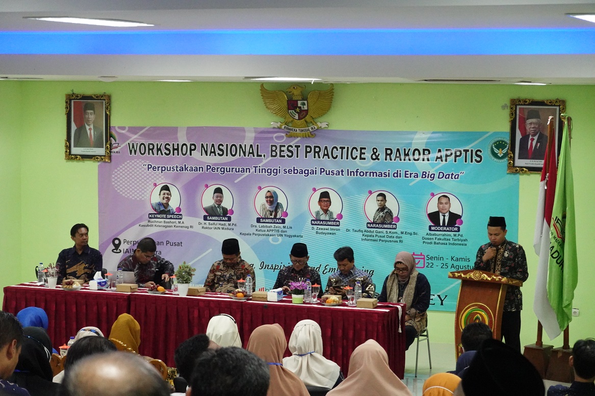 UPT Perpustakaan Institut Agama Islam Negeri Madura Sukses Selenggarakan Workshop Nasional, <i>Best Practice</i> dan Menjadi Tuan Rumah Rakornas APPTIS