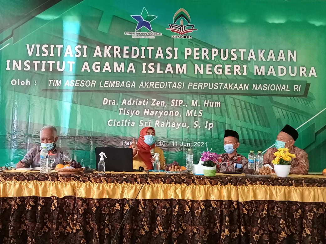 Perpustakaan Institut Agama Islam Negeri (IAIN) Madura Sukses Laksanakan Visitasi Akreditasi Perpustakaan Perguruan Tinggi