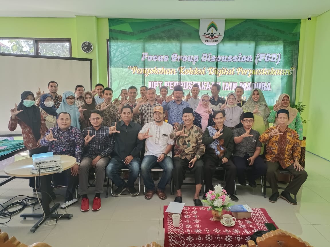 Focus Group Discussion (FGD) Pengolahan Koleksi Digital bersama Kepala Perpustakaan UIN Maulana Malik Ibrahim Malang Bapak Mufid, S.Ag., SS., M.Hum.