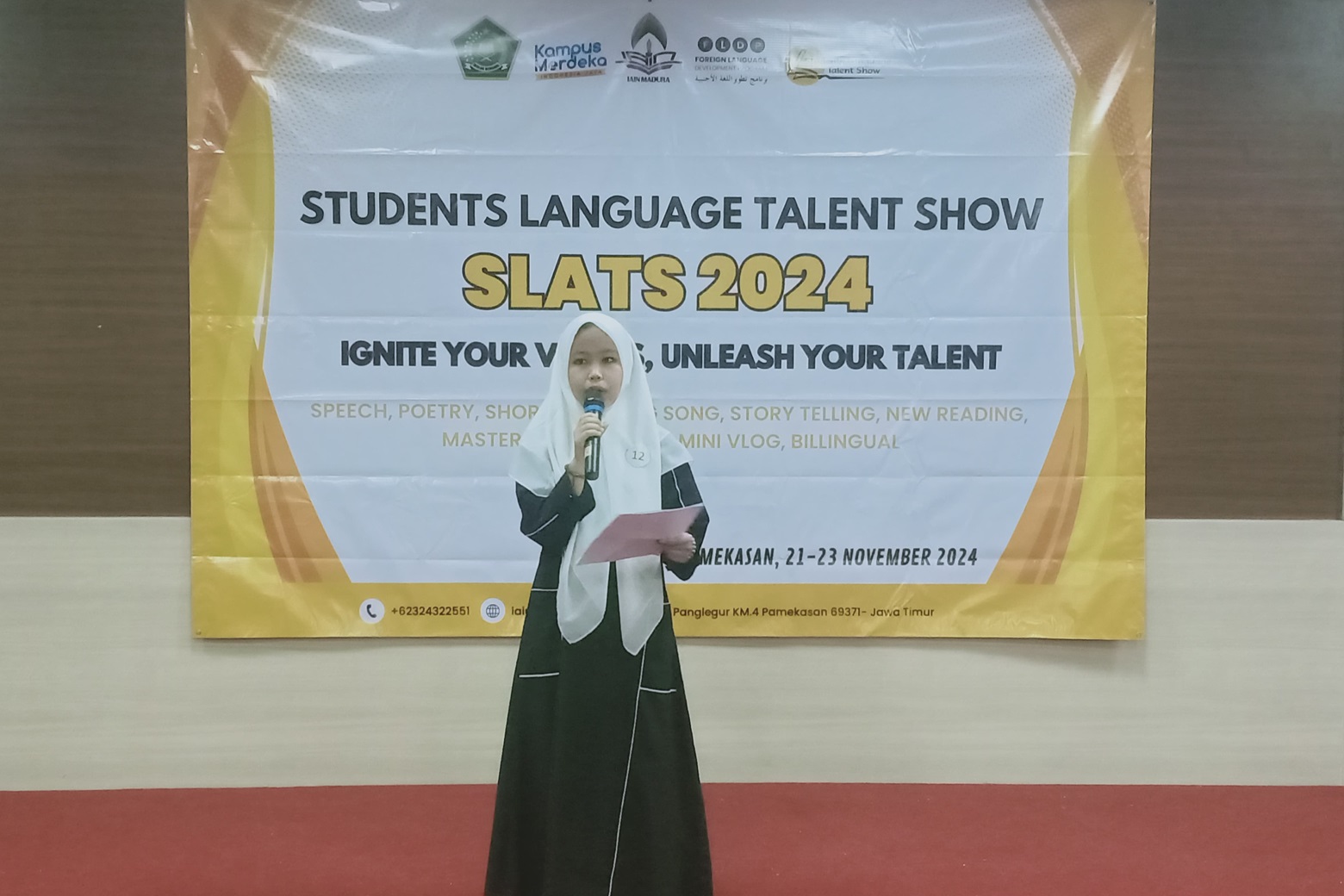 Students Language Talent Show (SLATS) 2024: Meningkatkan Kepercayaan Diri dan Mental Mahasiswa IAIN Madura