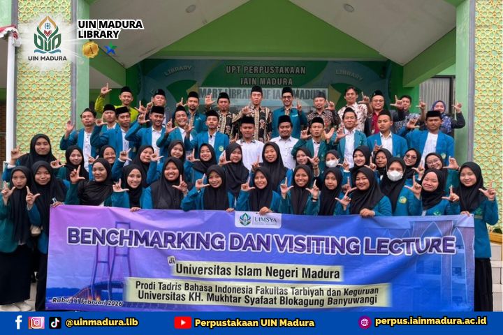 Perpustakaan UIN Madura Terima Kunjungan Benchmarking dan Visiting Lecture dari UNKHAS Banyuwangi