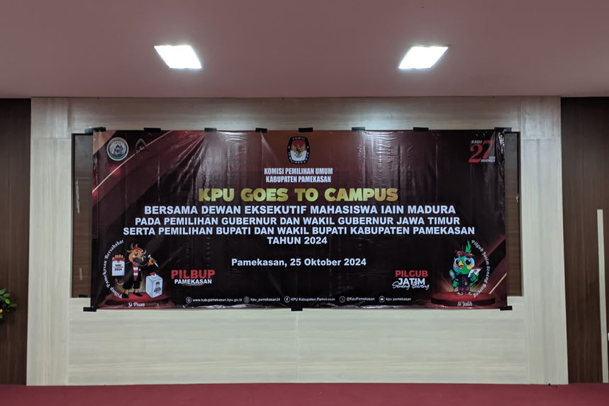 Bersama KPU dan DEMA IAIN Madura : Membangun Wawasan Mahasiswa tentang Pemilu