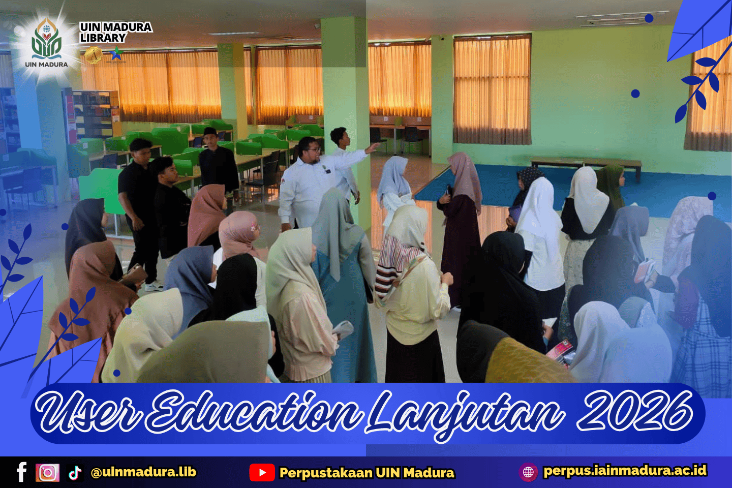 Perpustakaan UIN Madura Gelar User Education Lanjutan bagi Mahasiswa Baru PBAK 2026