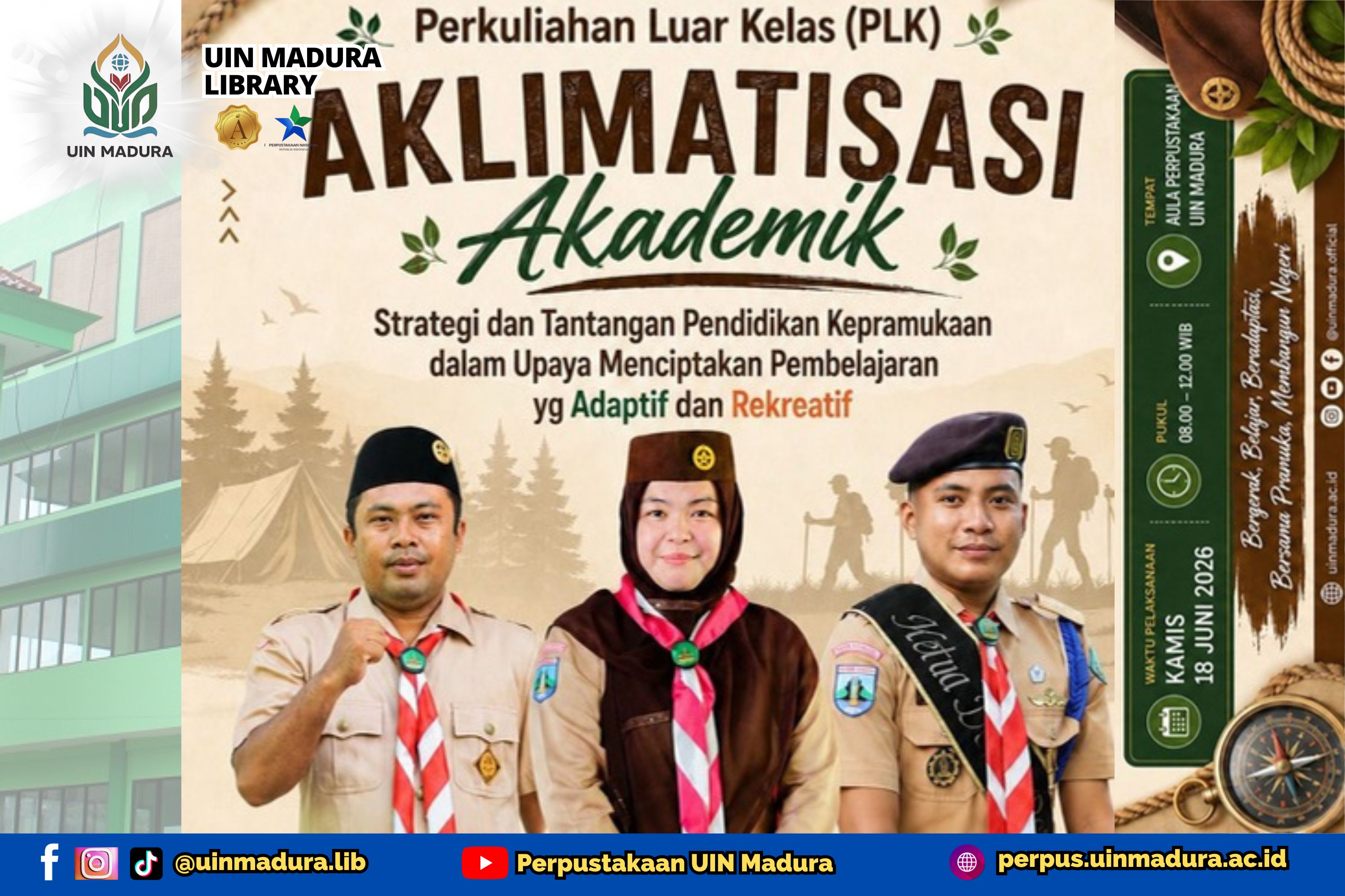 Kepala Perpustakaan UIN Madura Dorong Pemanfaatan Perpustakaan sebagai Tempat Pembentukan Karakter