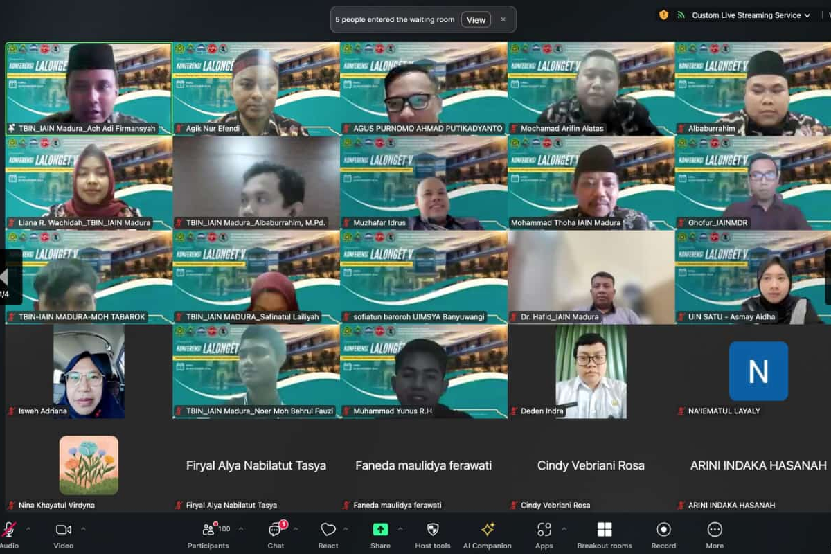 Perpustakaan IAIN Madura sebagai Fasilitator Konferensi Nasional Lalonget V Program Studi Tadris Bahasa Indonesia IAIN Madura