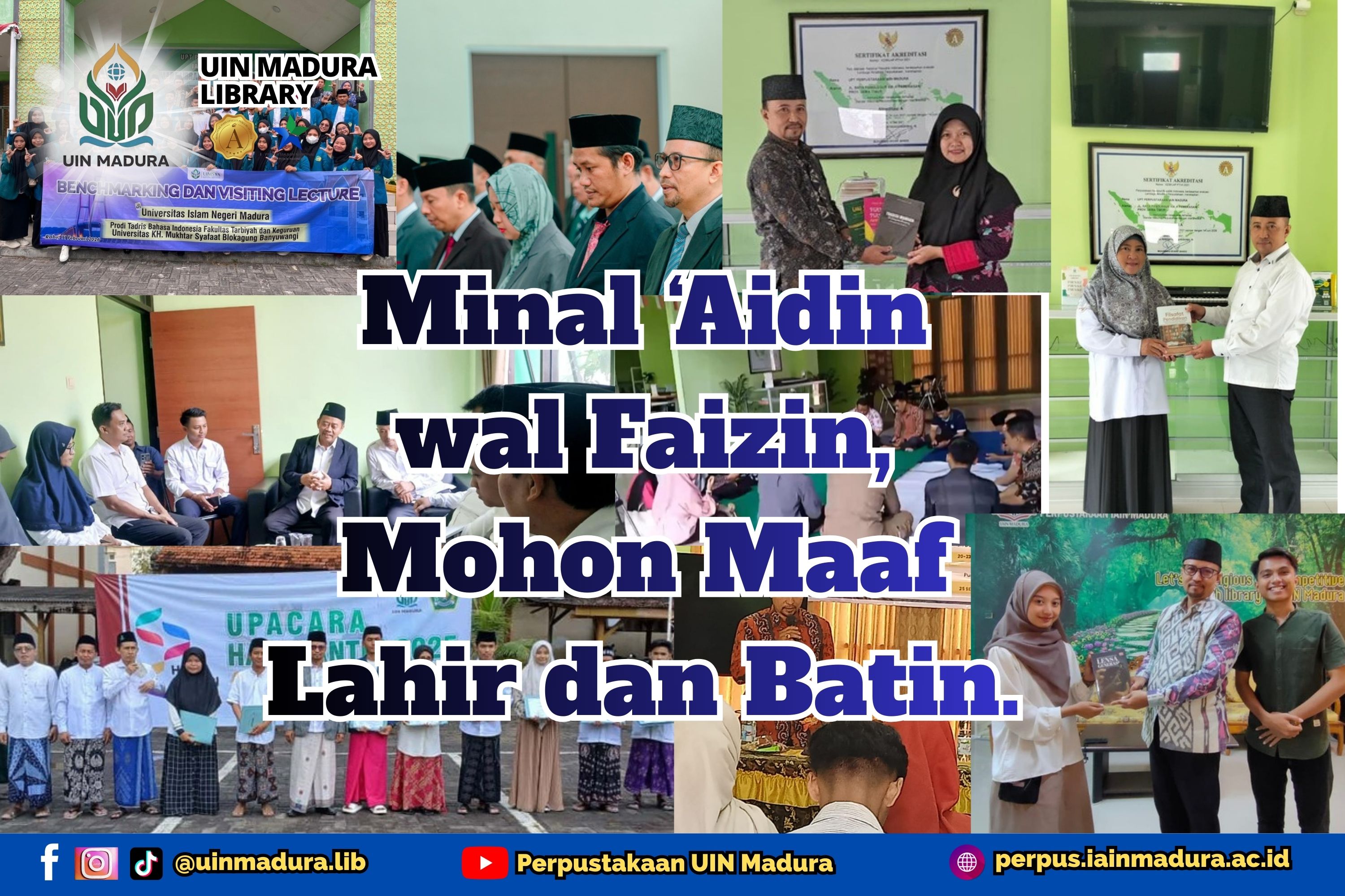 Keluarga Besar Perpustakaan UIN Madura Mengucapkan Selamat Menyambut Hari Raya Idul Fitri 1447 H