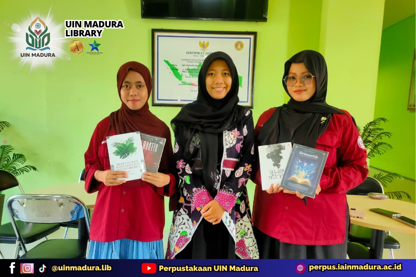 Mahasiswa TBIN Tambah Koleksi Perpustakaan dan Tumbuhkan Semangat Berkarya