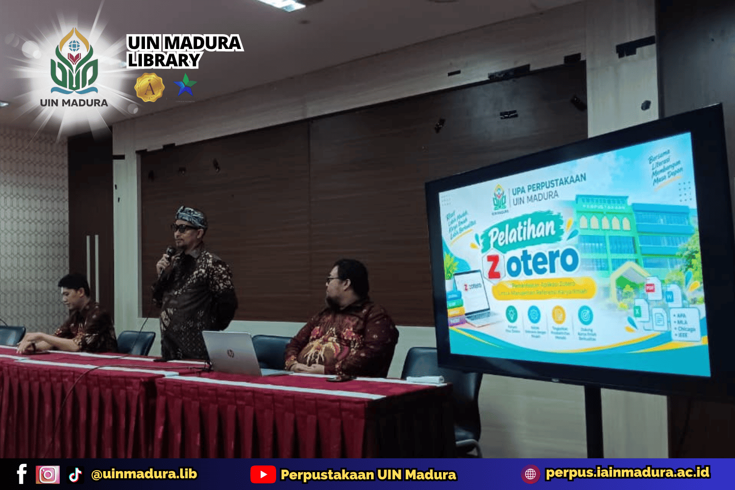 Pekan Kunjung Perpustakaan: Perpustakaan UIN Madura Bekali Mahasiswa dengan Keterampilan Zotero