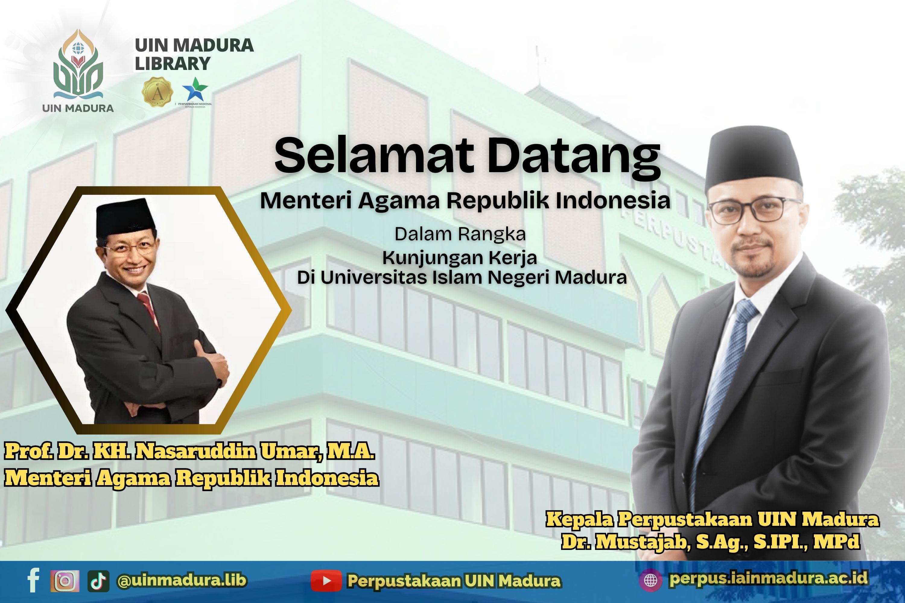 Bapak Dr. Mustajab Sambut Pengukuhan Langsung UIN Madura dari Menteri Agama Republik Indonesia